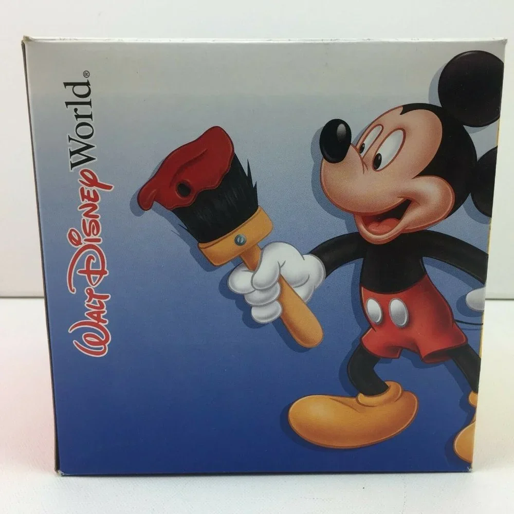 Walt Disney World Souvenir Box Gift Mickey Mouse 100 Years Red Green Yellow Blue